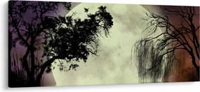 Kép - Telihold a felszín felett (120x50 cm)