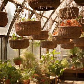 Poszter 40x40cm Függő kertek