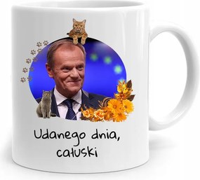 Donald Tusk Bögre Sikeres Nap Platformja fényképes nyomtatással