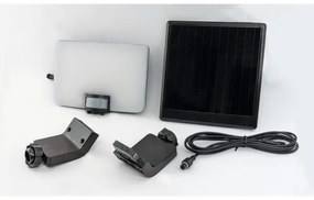 LED napelemes fali lámpa szenzorral LED/12W/3,7V 4000 mAh IP54