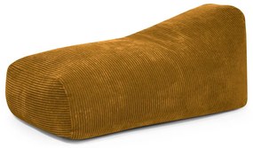 Mustársárga kordbársony babzsákfotel Snug 130 – SLOWDOWN