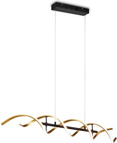 TRIO 341810208 SEQUENCE Modern Led Függesztett Lámpa Arany LED IP20