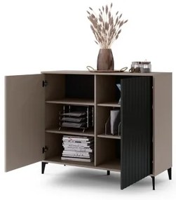 RONJA komód taupe/fekete