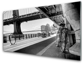 Akrilüveg fotó Építészet Kerékpár Bridge 120x60 cm