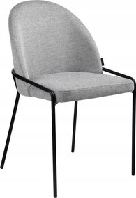 Szürke kárpitozott szék nappaliba, étkezőbe és konyhába modern Kivo