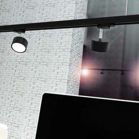 RENDL PIXIE háromáramkörös sínre fekete króm 230V LED GX53 7W