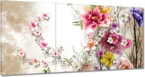 Vászonkép 60x30 Virág kompozíció Virág