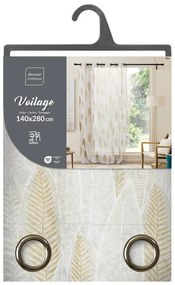 Bézs voile fényáteresztő függöny 140x280 cm Kim – douceur d'intérieur