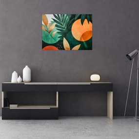 Kép - Geometrikus természeti minták (70x50 cm)