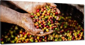 Vászonkép 120x60 Kávé szett Kávé