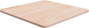vidaXL kezeletlen tömör tölgyfa négyzet asztallap 50x50x1,5 cm