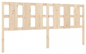 tömör fenyőfa ágyfejtámla 205,5x4x100 cm
