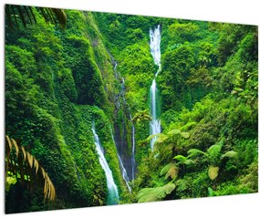 Kép - Madakaripura vízesések, Kelet-Jáva, Indonézia (90x60 cm)