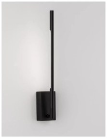 Nova Luce RACCIO fali lámpa, fekete, 3000K melegfehér, beépített LED, 4.6W, 280 lm, 9180712