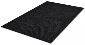 fekete PVC lábtörlő 90 x 150 cm