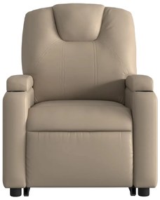 elektromos cappuccino műbőr felállást segítő dönthető fotel