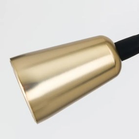 Orion - Fényerőszabályozható flexibilis fali lámpa DOTTY 1xGU10/10W/230V fekete/sárgaréz