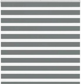 vidaXL zebrafüggönnyel sötét szürke szövetszélesség 145,9cm poliészter