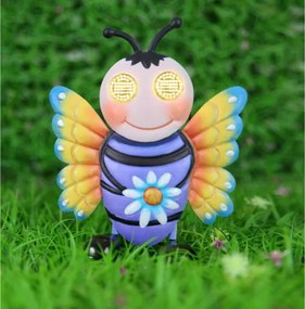 Globo 36332B Solar lámpa, fém, többszínű matt, műanyag fekete matt, kapcsolóval, AAA 300mAh 1.2V elemmel, IP44, HxSzxM: 190x95x225mm, tartozék: 104x 0.06W 3V LED, 3000K