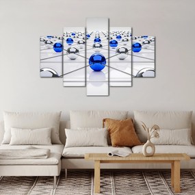 Összekapcsolt gömbök képe (150x105 cm)