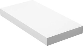 Lebegő fali polc, fehér 40x20x3cm
