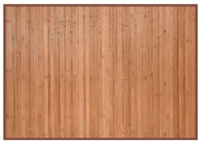 négyszögletű természetes bambusz szőnyeg 70 x 100 cm