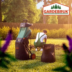 Kerti ágaprítógép 2400 W + 2x50 l gyűjtőzsák