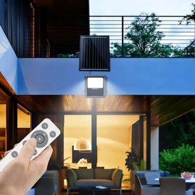 Aigostar - LED állítható fényerőjű napelemes reflektor 200W, IP65, DO