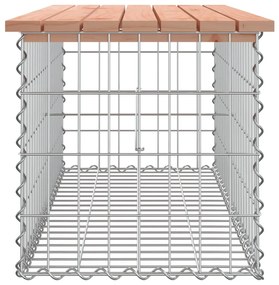 tömör duglászfenyő gabion kerti pad 103x44x42 cm