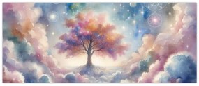 Kép – Életfa a felhőkben (120x50 cm)