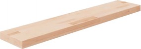 vidaXL kezeletlen tömör tölgyfa polclap 100x20x4 cm