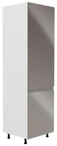 AURORA II szürke mdf hűtőgép szekrény jobbos 60 cm