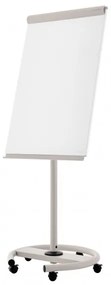 Flipchart Magnetoplan De Luxe 68 x 97 cm, mobil, szürke / fehér