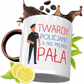 Bordó Bögre Rendőrnek Születésnapra Ajándék fényképes nyomattal
