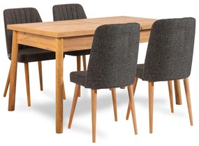 Étkező szett Santo set (6 fő részére) (atlanti fenyő + antracit) . 1102556