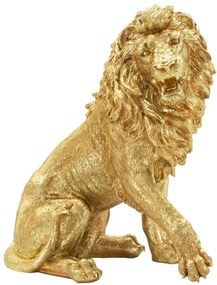 Lion of Glory arany oroszlán dekorációs figura 45X29X55 cm