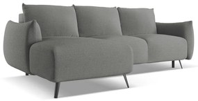 Világosszürke sarokkanapé (bal oldali) Malie – Makamii