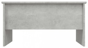 betonszürke szerelt fa dohányzóasztal 80 x 50 x 42,5 cm