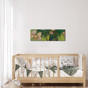Kép - Vincent van Gogh, Oleanders, reprodukciók (órával) (90x30 cm)