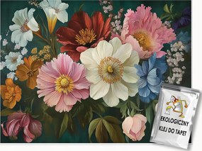 Fotótapéta Mezei Virágok Vintage Természet Falra Hálószoba Nappali 250x175