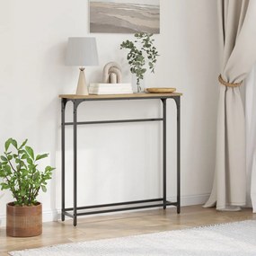 Konferenciapultrina Artizán Tölgy 75x19,5x75 cm Mérnöki Fa és Acél