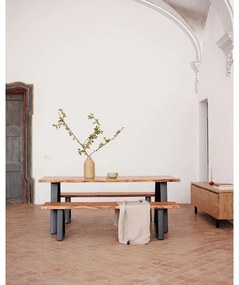 Étkezőasztal akácfa asztallappal 97,5x200 cm Alaia – Kave Home