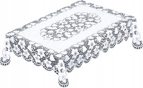 Mg 221940 Abrosz Téglalap jacquard 150x250 Fehér lengyel