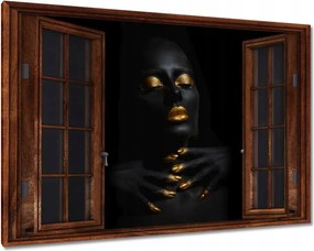 Vászonkép 120x80 Káprázatos arany