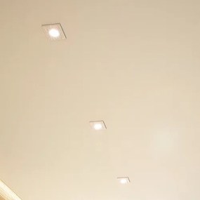 RENDL ASTOR SQ szálcsiszolt alumínium 230V GU10 50W IP65