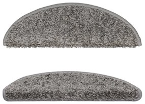 10 db szürke lépcsőszőnyeg 56 x 17 x 3 cm