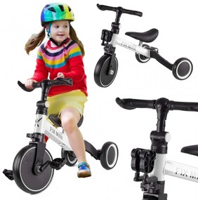 Többfunkciós gyermek tricikli 3in1- Goodboy - fehér