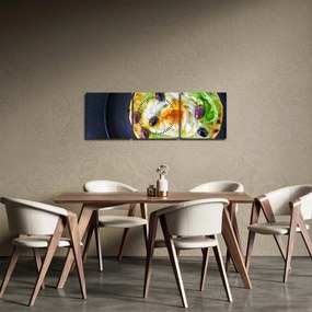 Egészséges palacsinta képe (órával) (90x30 cm)