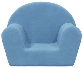 kék puha plüss gyerekkanapé