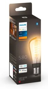 LED Dimmelhető izzó Philips Hue WHITE FILAMENT ST64 E27/7W/230V 2100K